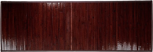 IDesign Formbu Bamboo Floor Mat Non-Skid, Water-Resistant Runner Rug For Bathroom, Kitchen, Mocha Brown